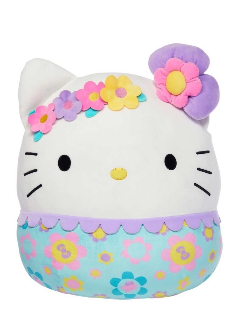 NWT!!! NEW Squishmallows 20" Hello Kitty Floral Giftable Condition Marshmallow